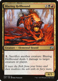 2015 Magic: The Gathering: Magic Origins (ORI) - Blazing Hellhound (#210, Uncommon) (, Near Mint)