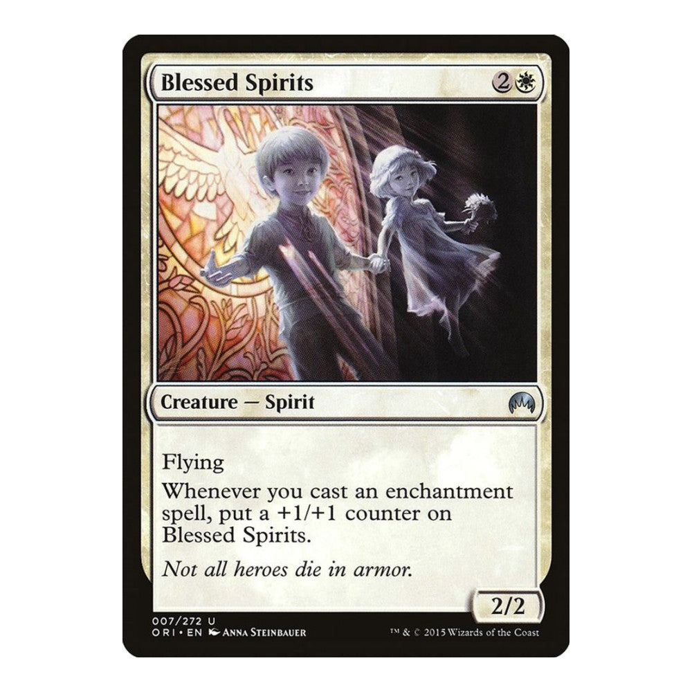 2015 Magic: The Gathering: Magic Origins (ORI) - Blessed Spirits (#7, Uncommon) (, Near Mint)