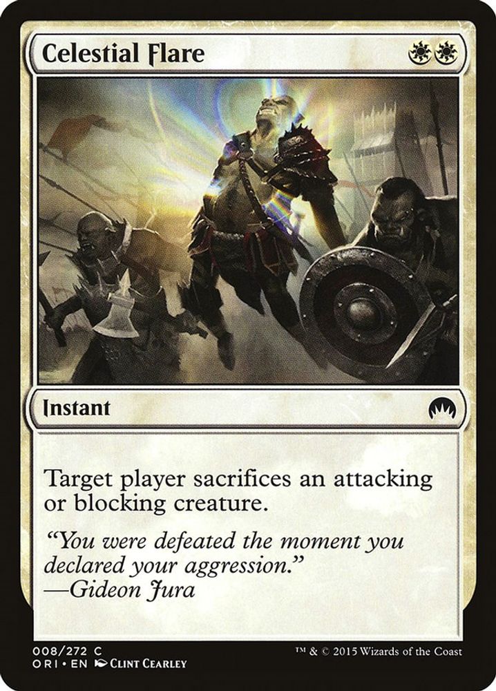 2015 Magic: The Gathering: Magic Origins (ORI) - Celestial Flare (#8, Common) (, Near Mint)