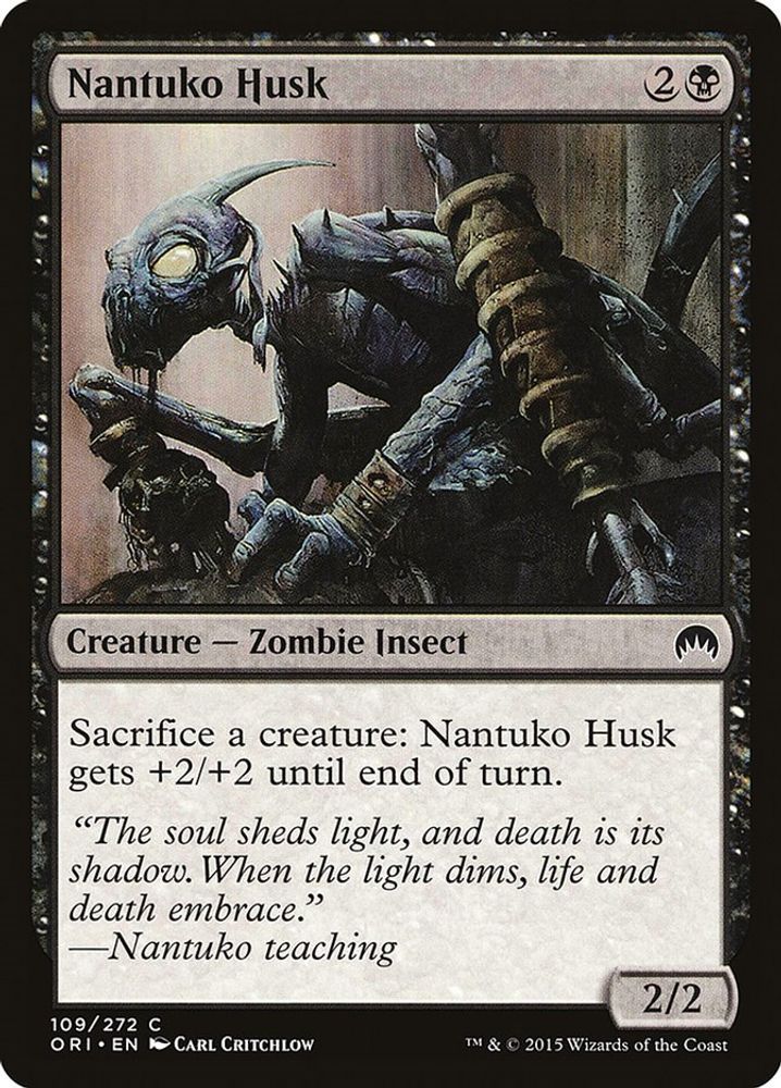 2015 Magic: The Gathering: Magic Origins (ORI) - Nantuko Husk (#109, Common) (, Near Mint)