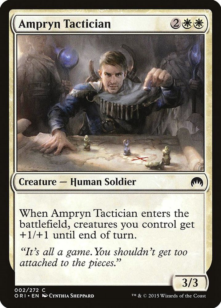 2015 Magic: The Gathering: Magic Origins (ORI) - Ampryn Tactician (#2, Common) (, Near Mint)