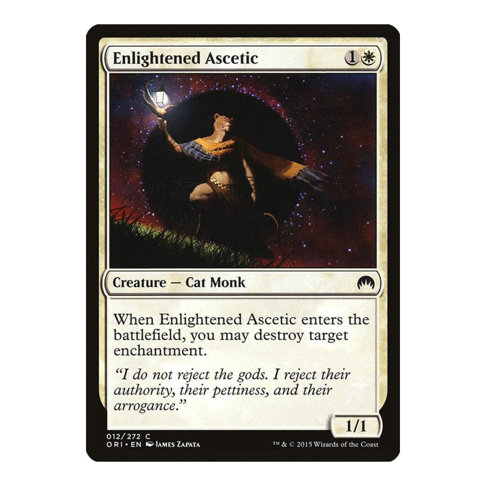 2015 Magic: The Gathering: Magic Origins (ORI) - Enlightened Ascetic (#12, Common) (, Near Mint)