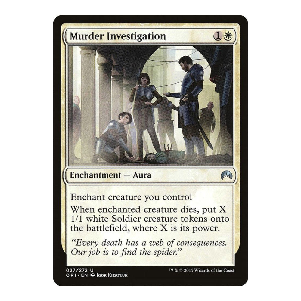 2015 Magic: The Gathering: Magic Origins (ORI) - Murder Investigation (#27, Uncommon) (, Near Mint)