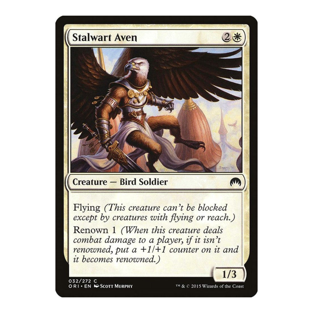 2015 Magic: The Gathering: Magic Origins (ORI) - Stalwart Aven (#32, Common) (, Near Mint)