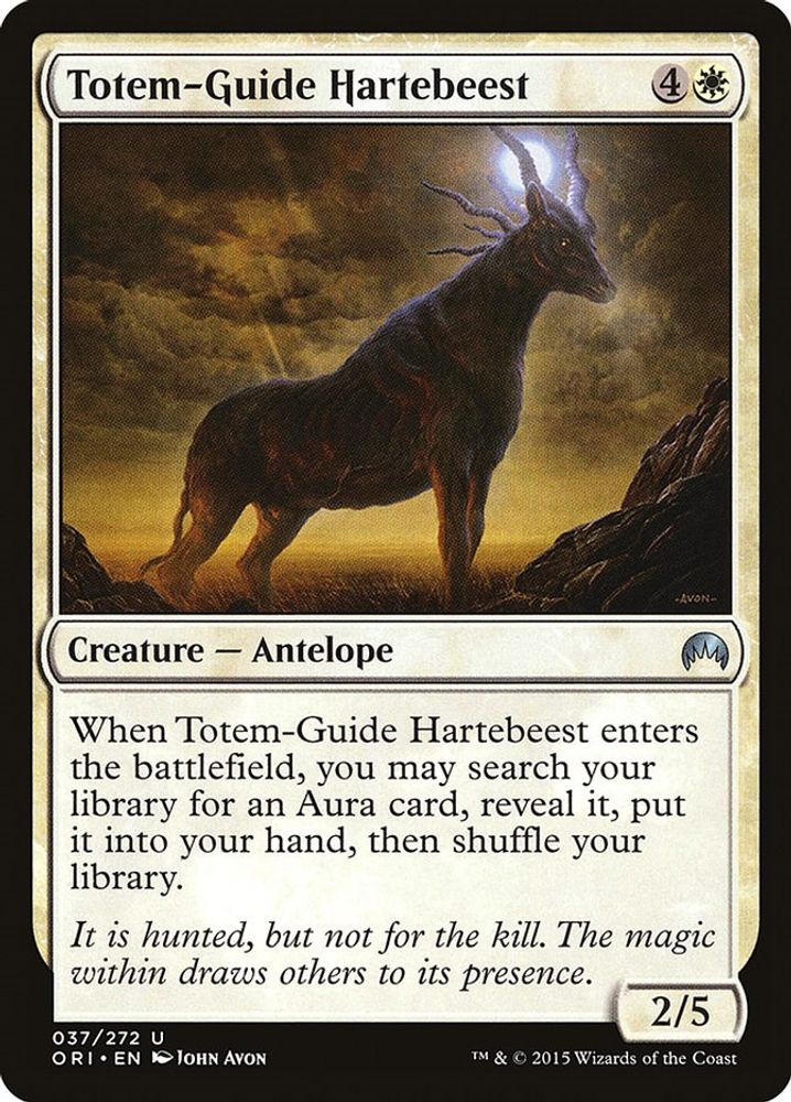 2015 Magic: The Gathering: Magic Origins (ORI) - Totem Guide Hartebeest (#37, Uncommon) (, Near Mint)