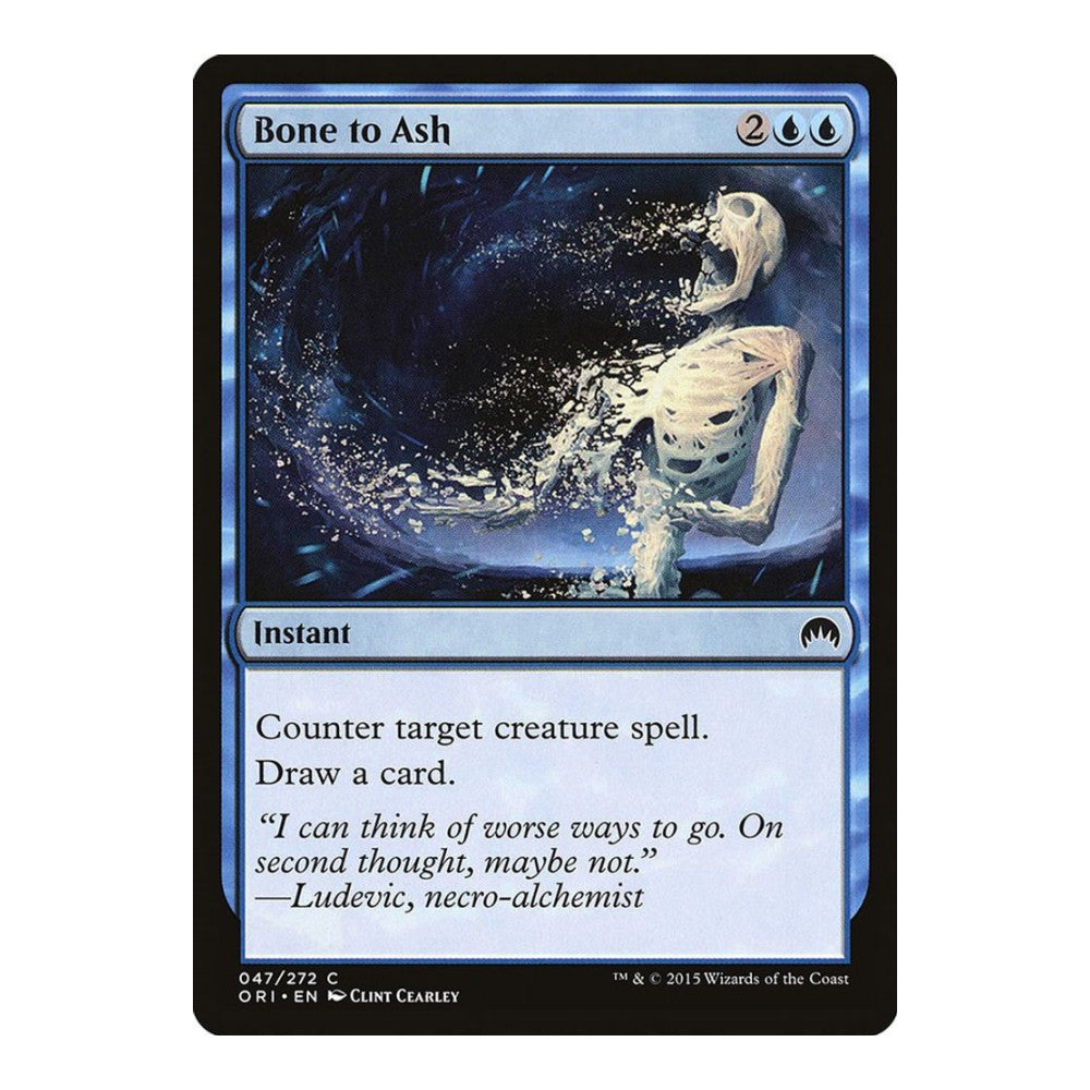 2015 Magic: The Gathering: Magic Origins (ORI) - Bone to Ash (#47, Common) (, Near Mint)
