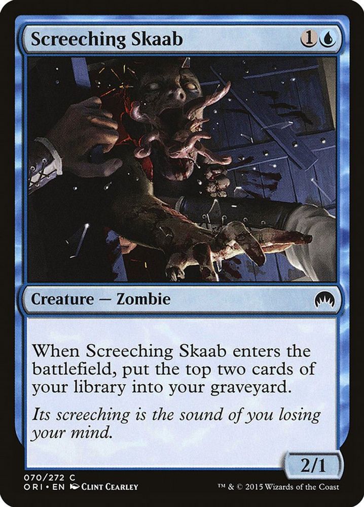 2015 Magic: The Gathering: Magic Origins (ORI) - Screeching Skaab (#70, Common) (, Near Mint)