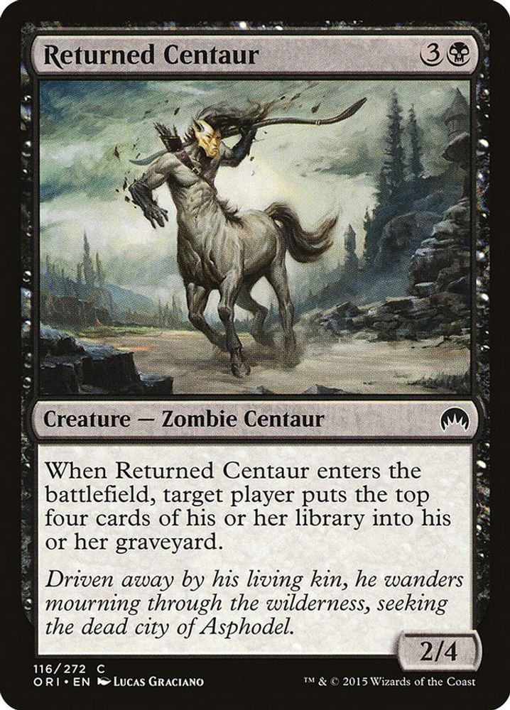 2015 Magic: The Gathering: Magic Origins (ORI) - Returned Centaur (#116, Common) (, Near Mint)