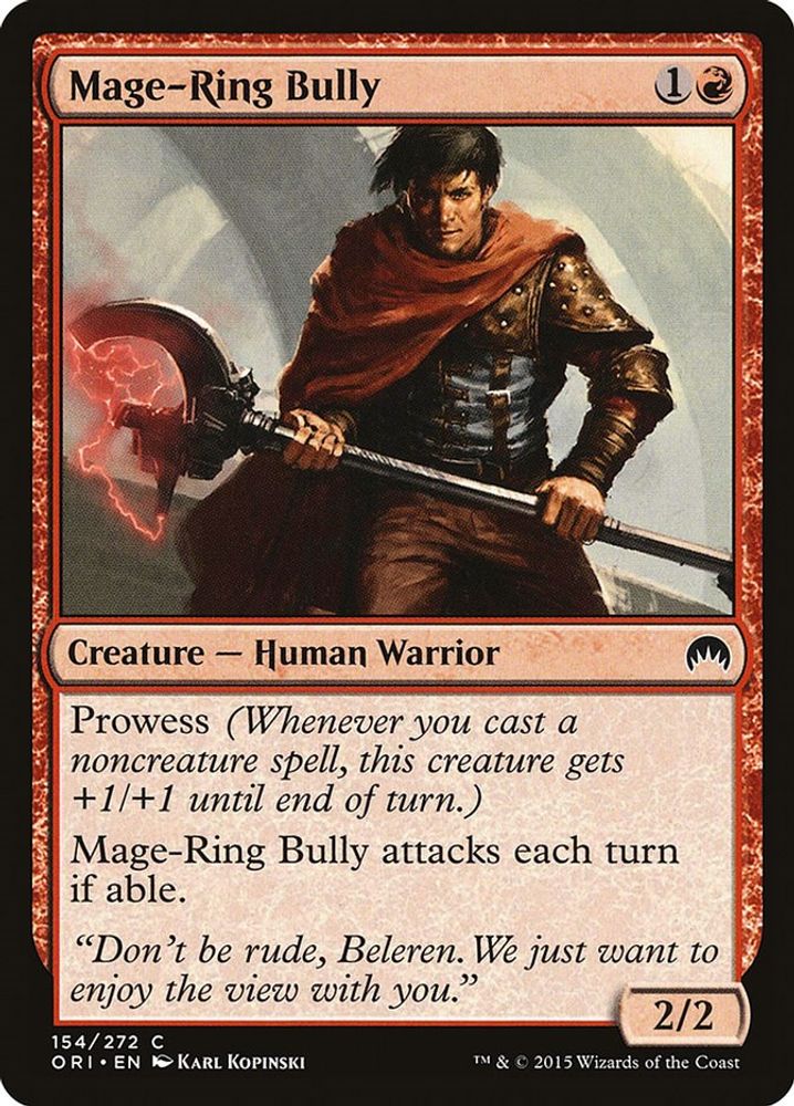 2015 Magic: The Gathering: Magic Origins (ORI) - Mage Ring Bully (#154, Common) (, Near Mint)