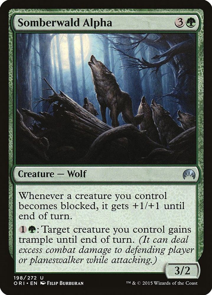 2015 Magic: The Gathering: Magic Origins (ORI) - Somberwald Alpha (#198, Uncommon) (, Near Mint)