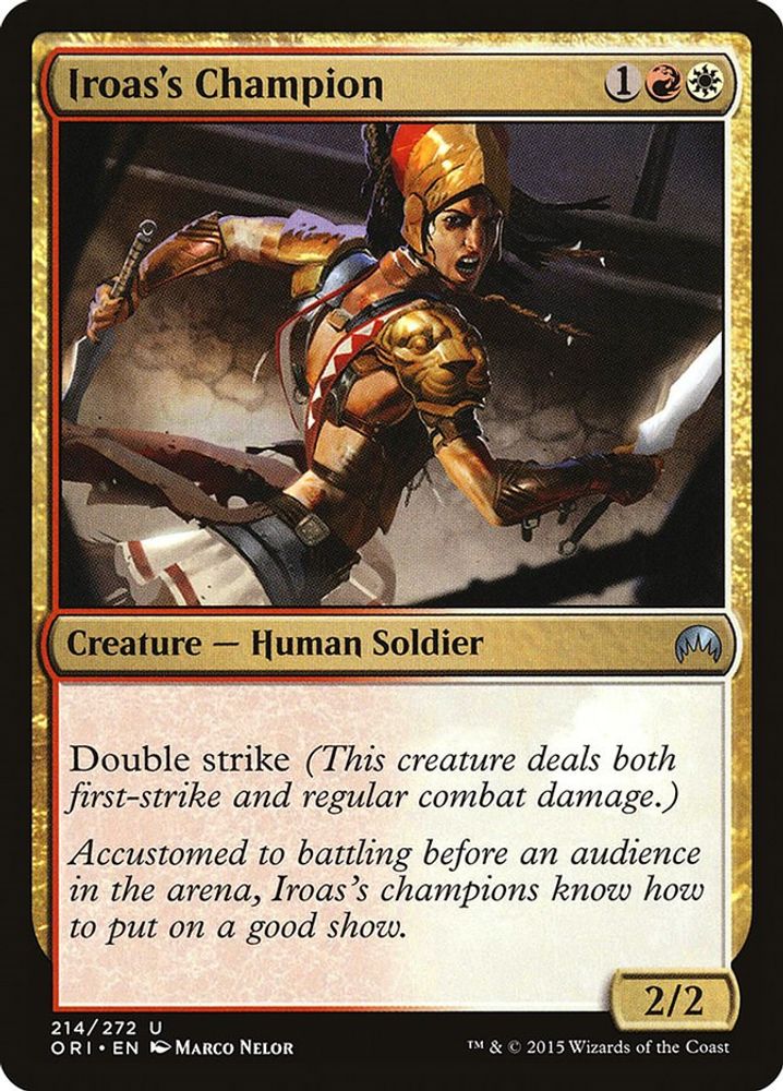 2015 Magic: The Gathering: Magic Origins (ORI) - Iroass Champion (#214, Uncommon) (, Near Mint)