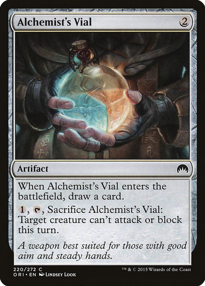 2015 Magic: The Gathering: Magic Origins (ORI) - Alchemists Vial (#220, Common) (, Near Mint)
