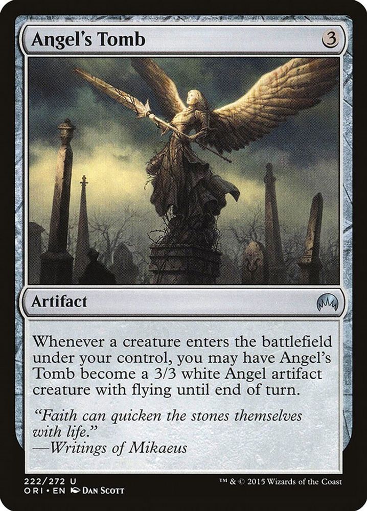 2015 Magic: The Gathering: Magic Origins (ORI) - Angels Tomb (#222, Uncommon) (, Near Mint)