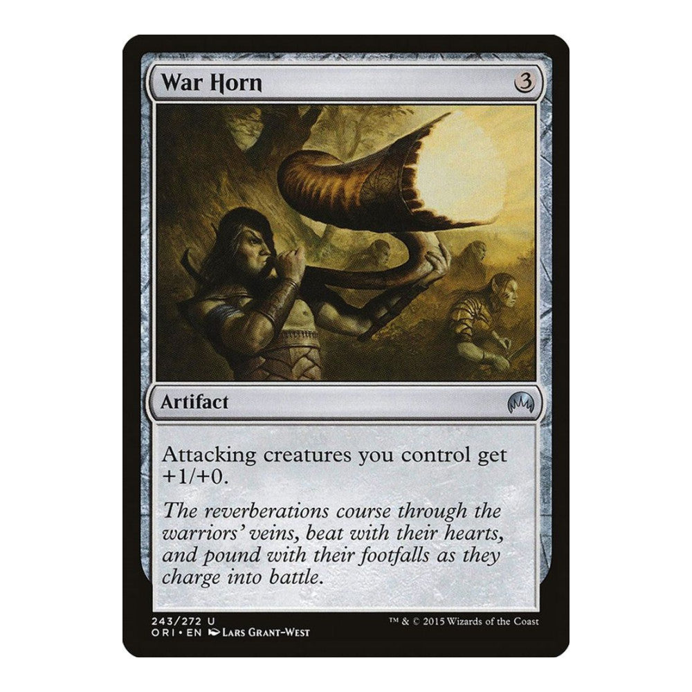 2015 Magic: The Gathering: Magic Origins (ORI) - War Horn (#243, Uncommon) (, Near Mint)