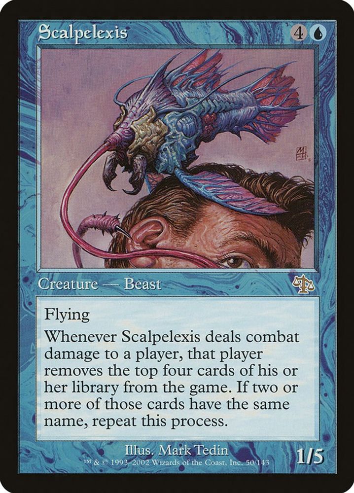 2002 Magic: The Gathering: Judgment (JUD) - Scalpelexis (#50, Rare) (, Near Mint)