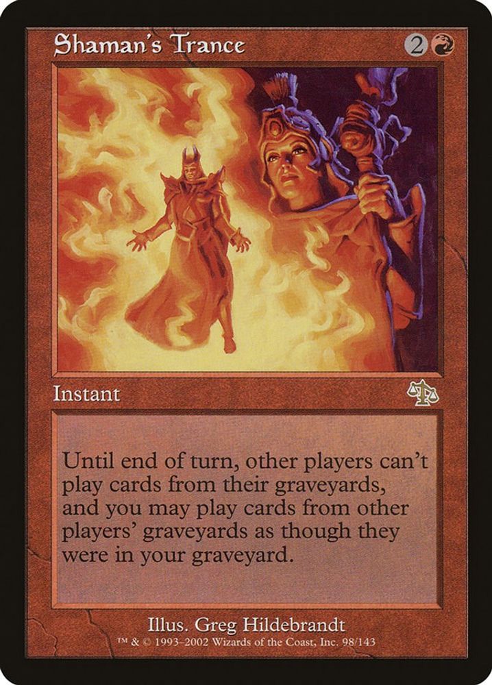 2002 Magic: The Gathering: Judgment (JUD) - Shamans Trance (#98, Rare) (, Near Mint)