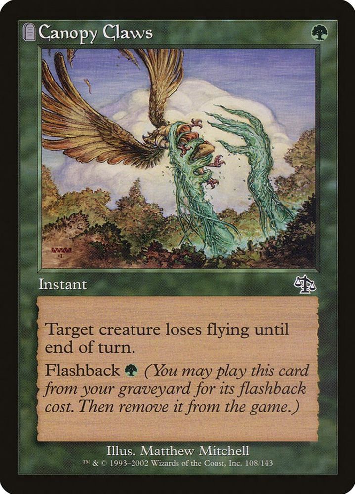 2002 Magic: The Gathering: Judgment (JUD) - Canopy Claws (#108, Common) (, Near Mint)