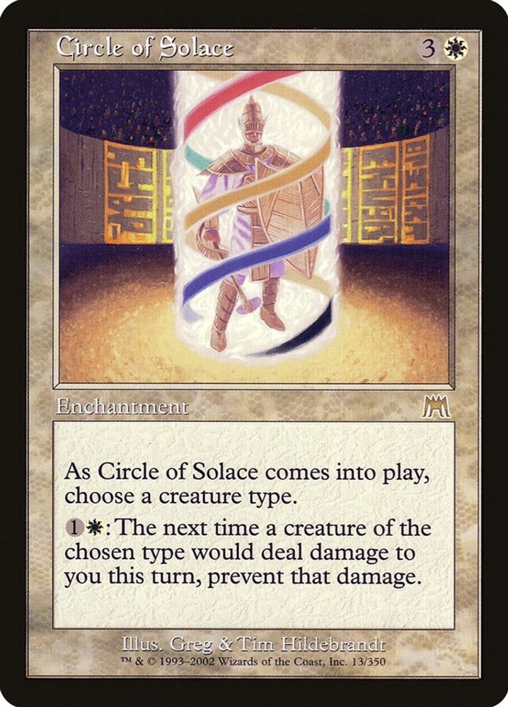 2002 Magic: The Gathering: Onslaught (ONS) - Circle of Solace (#13, Rare) (, Near Mint)