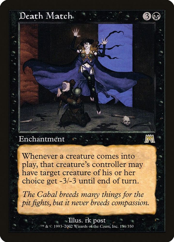 2002 Magic: The Gathering: Onslaught (ONS) - Death Match (#136, Rare) (, Near Mint)