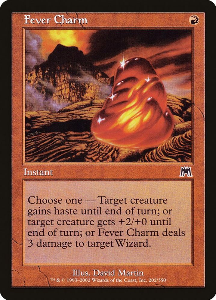 2002 Magic: The Gathering: Onslaught (ONS) - Fever Charm (#202, Common) (, Near Mint)