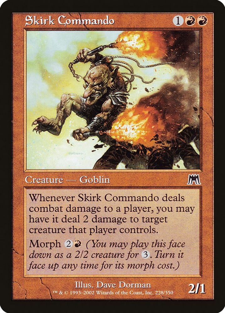 2002 Magic: The Gathering: Onslaught (ONS) - Skirk Commando (#228, Common) (, Near Mint)