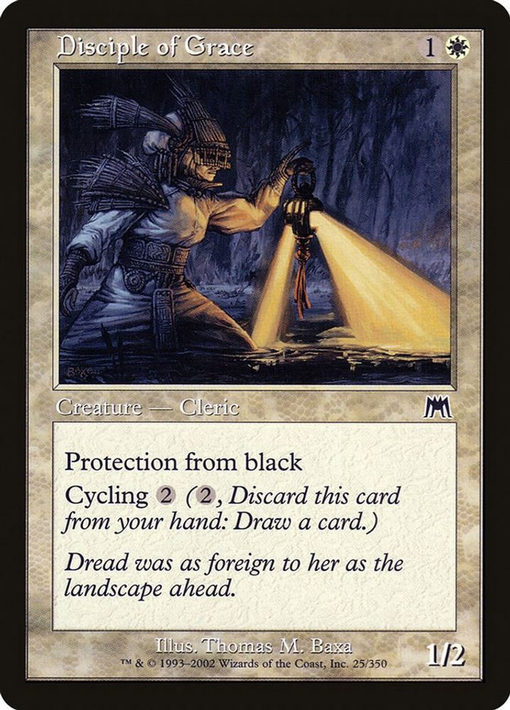 2002 Magic: The Gathering: Onslaught (ONS) - Disciple of Grace (#25, Common) (, Near Mint)