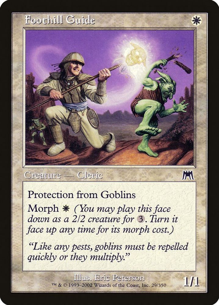 2002 Magic: The Gathering: Onslaught (ONS) - Foothill Guide (#29, Common) (, Near Mint)