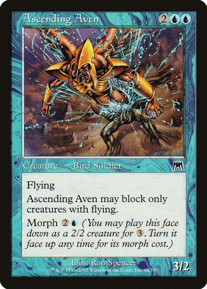 2002 Magic: The Gathering: Onslaught (ONS) - Ascending Aven (#68, Common) (, Near Mint)