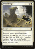 2015 Magic: The Gathering: Battle for Zendikar (BFZ) - Sheer Drop (#48, Common) (, Near Mint)