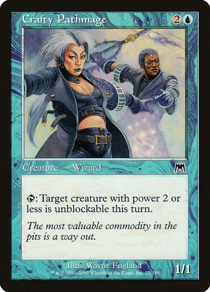 2002 Magic: The Gathering: Onslaught (ONS) - Crafty Pathmage (#77, Common) (, Near Mint)