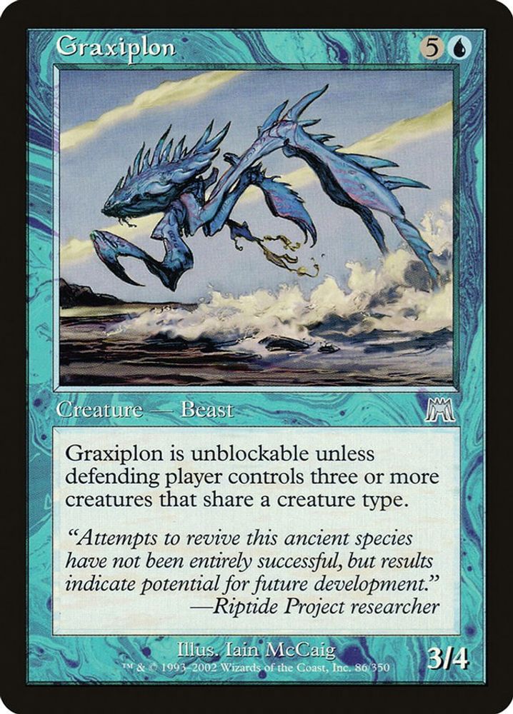 2002 Magic: The Gathering: Onslaught (ONS) - Graxiplon (#86, Uncommon) (, Near Mint)