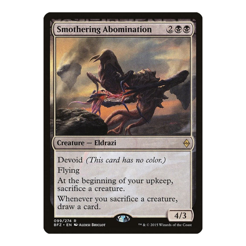 Smothering Abomination - Battle for Zendikar (Foil) - Near Mint -