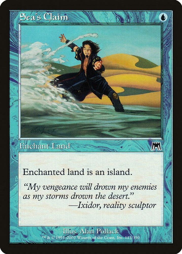 2002 Magic: The Gathering: Onslaught (ONS) - Seas Claim (#113, Common) (, Near Mint)