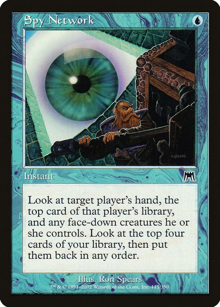 2002 Magic: The Gathering: Onslaught (ONS) - Spy Network (#115, Common) (, Near Mint)