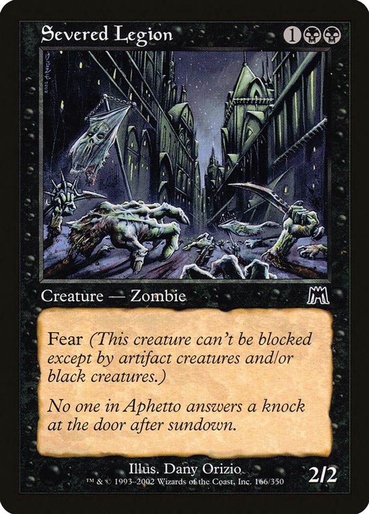 2002 Magic: The Gathering: Onslaught (ONS) - Severed Legion (#166, Common) (, Near Mint)