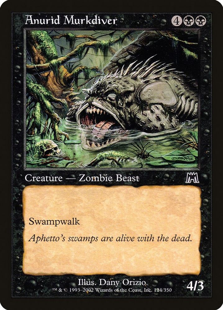 2002 Magic: The Gathering: Onslaught (ONS) - Anurid Murkdiver (#124, Common) (, Near Mint)