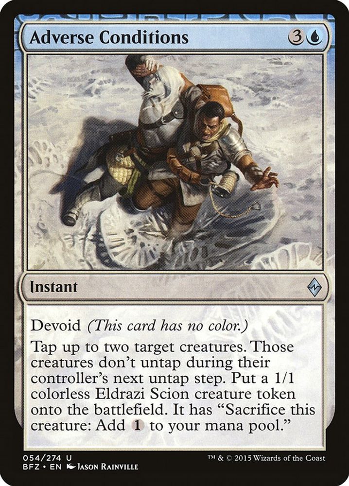 2015 Magic: The Gathering: Battle for Zendikar (BFZ) - Adverse Conditions (#54, Uncommon) (, Near Mint)