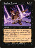 2002 Magic: The Gathering: Onslaught (ONS) - Profane Prayers (#162, Common) (, Near Mint)