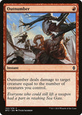 2015 Magic: The Gathering: Battle for Zendikar (BFZ) - Outnumber (#150, Common) (, Near Mint)