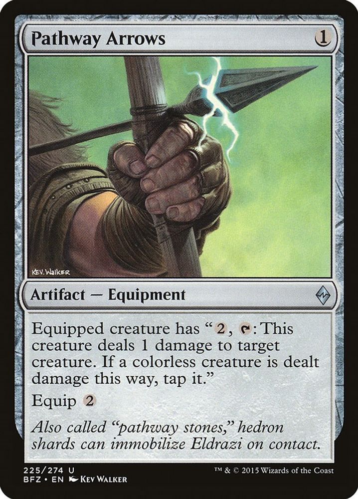 2015 Magic: The Gathering: Battle for Zendikar (BFZ) - Pathway Arrows (#225, Uncommon)