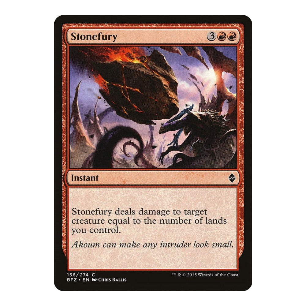 Stonefury - Battle for Zendikar () - Near Mint -
