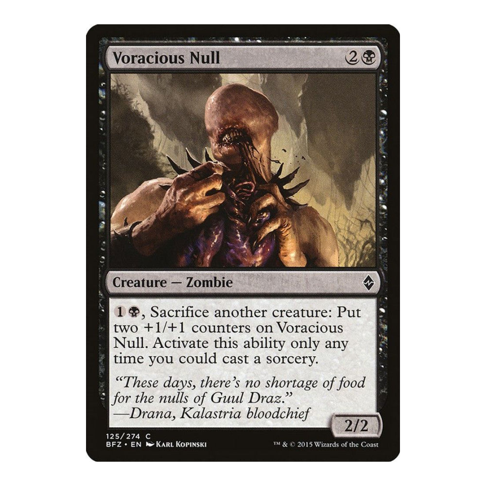 Voracious Null - Battle for Zendikar () - Near Mint -