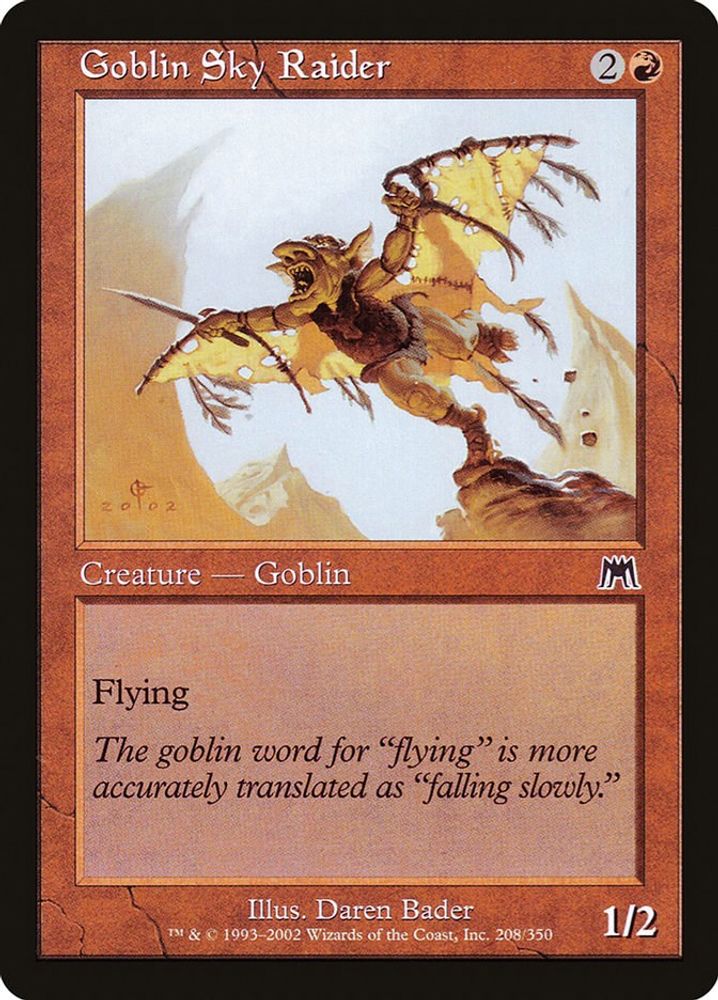 2002 Magic: The Gathering: Onslaught (ONS) - Goblin Sky Raider (#208, Common) (, Near Mint)