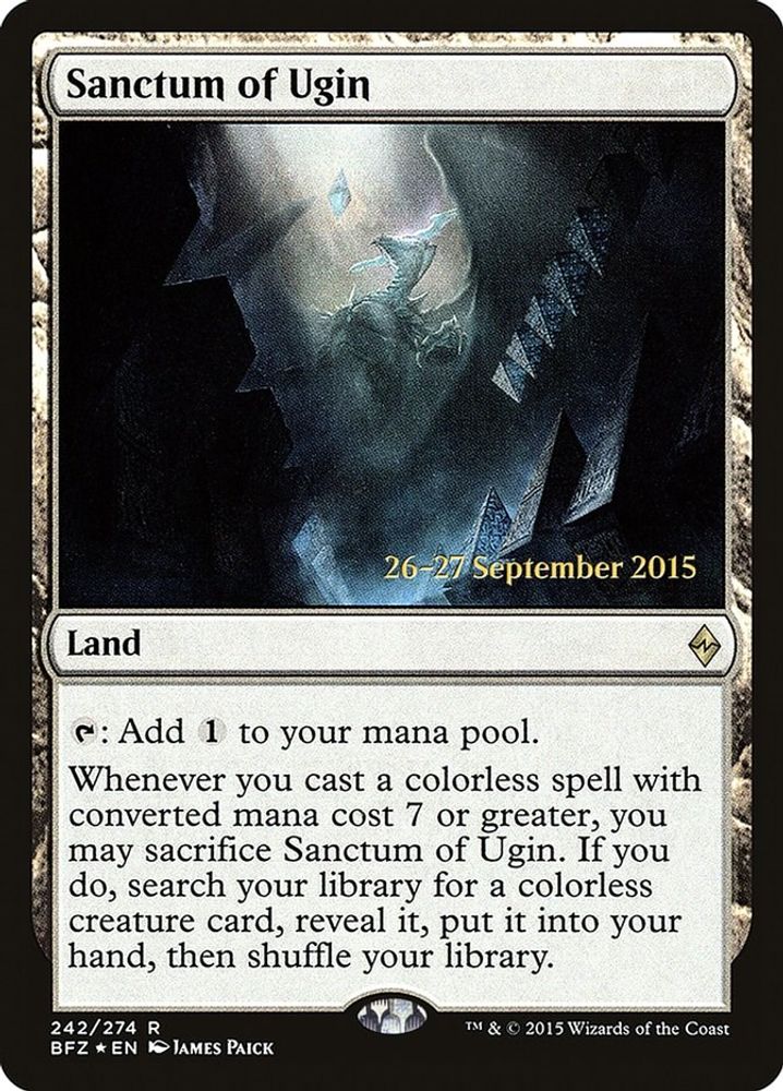 2026 Magic: The Gathering: Prerelease Cards (PRE) - Sanctum of Ugin (#242s, Rare) (Foil, Near Mint)
