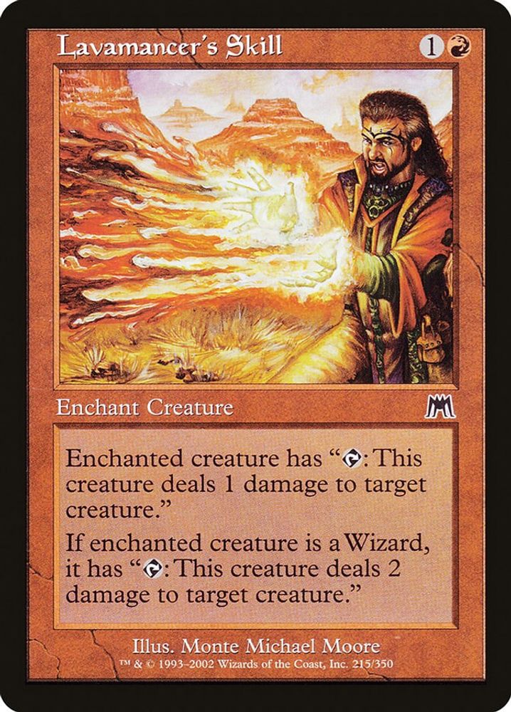 2002 Magic: The Gathering: Onslaught (ONS) - Lavamancers Skill (#215, Common)