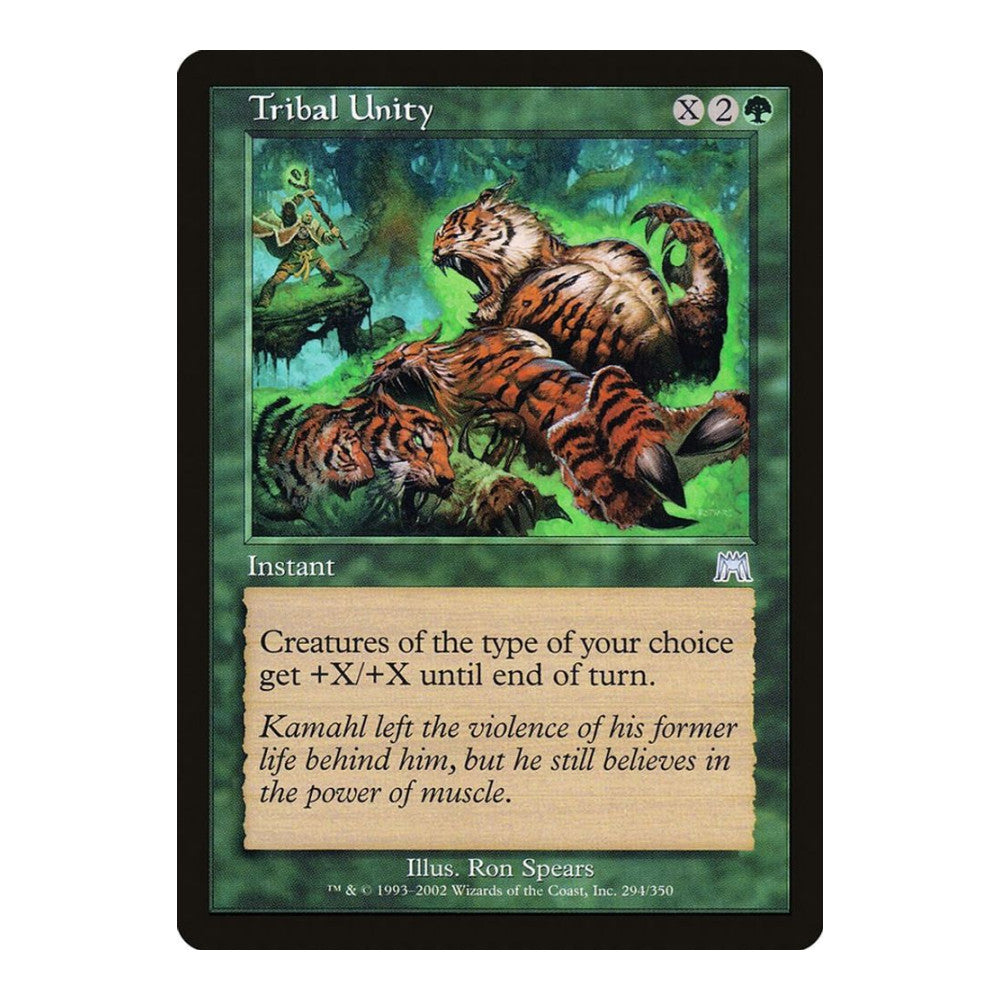 2002 Magic: The Gathering: Onslaught (ONS) - Tribal Unity (#294, Uncommon) (, Near Mint)