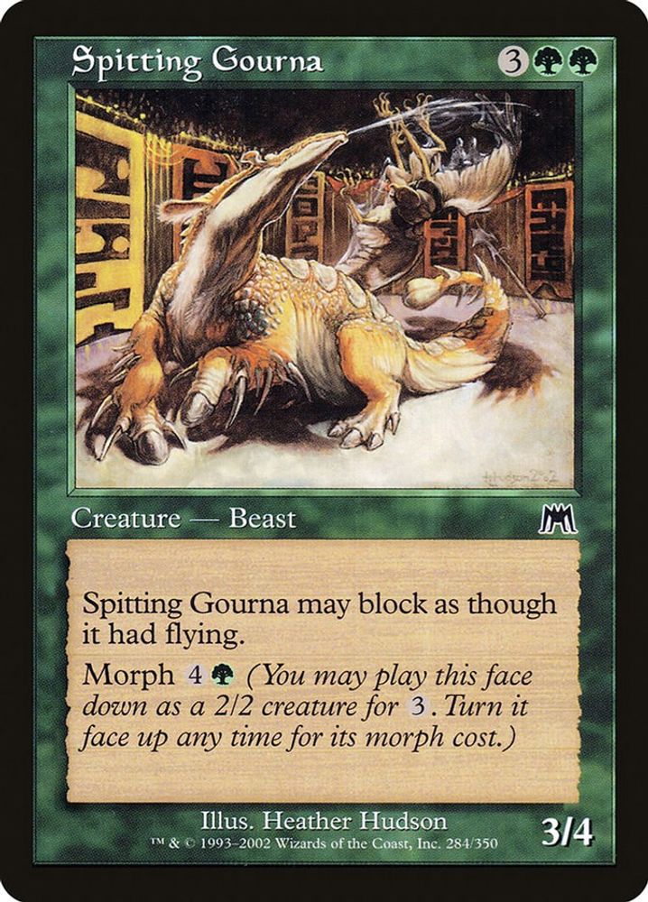2002 Magic: The Gathering: Onslaught (ONS) - Spitting Gourna (#284, Common) (, Near Mint)