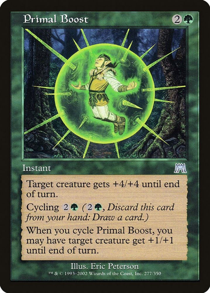 2002 Magic: The Gathering: Onslaught (ONS) - Primal Boost (#277, Uncommon) (, Near Mint)