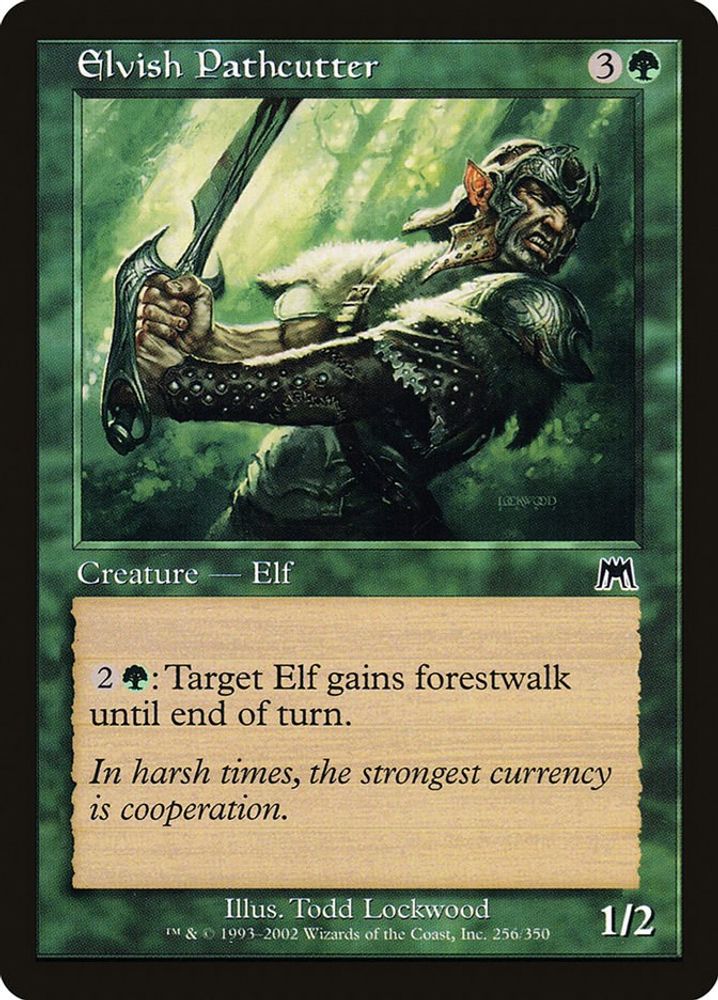 2002 Magic: The Gathering: Onslaught (ONS) - Elvish Pathcutter (#256, Common) (, Near Mint)