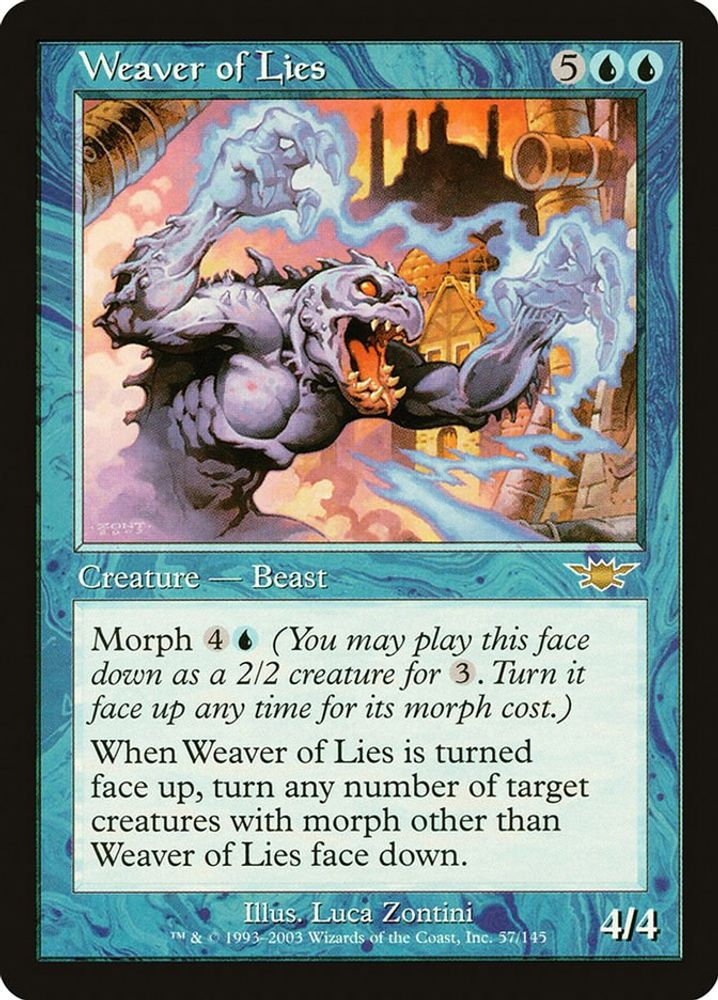 2003 Magic: The Gathering: Legions (LGN) - Weaver of Lies (#57, Rare) (, Near Mint)